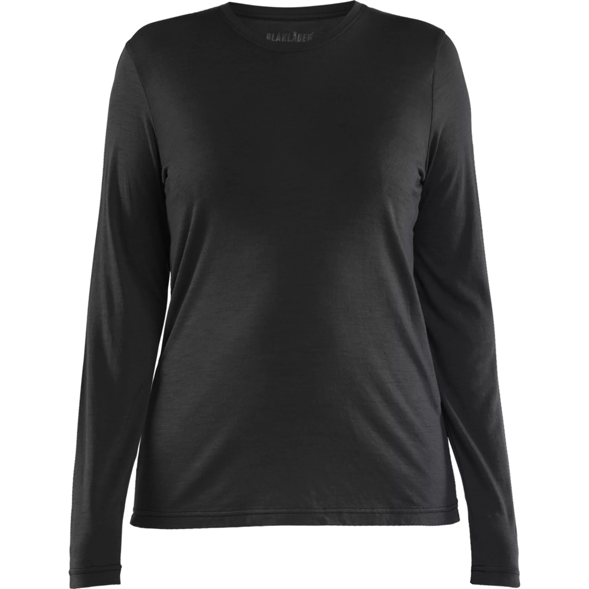 Blaklader 353917439900, Damen Langarm-T-Shirt aus Merinowolle, Schwarz