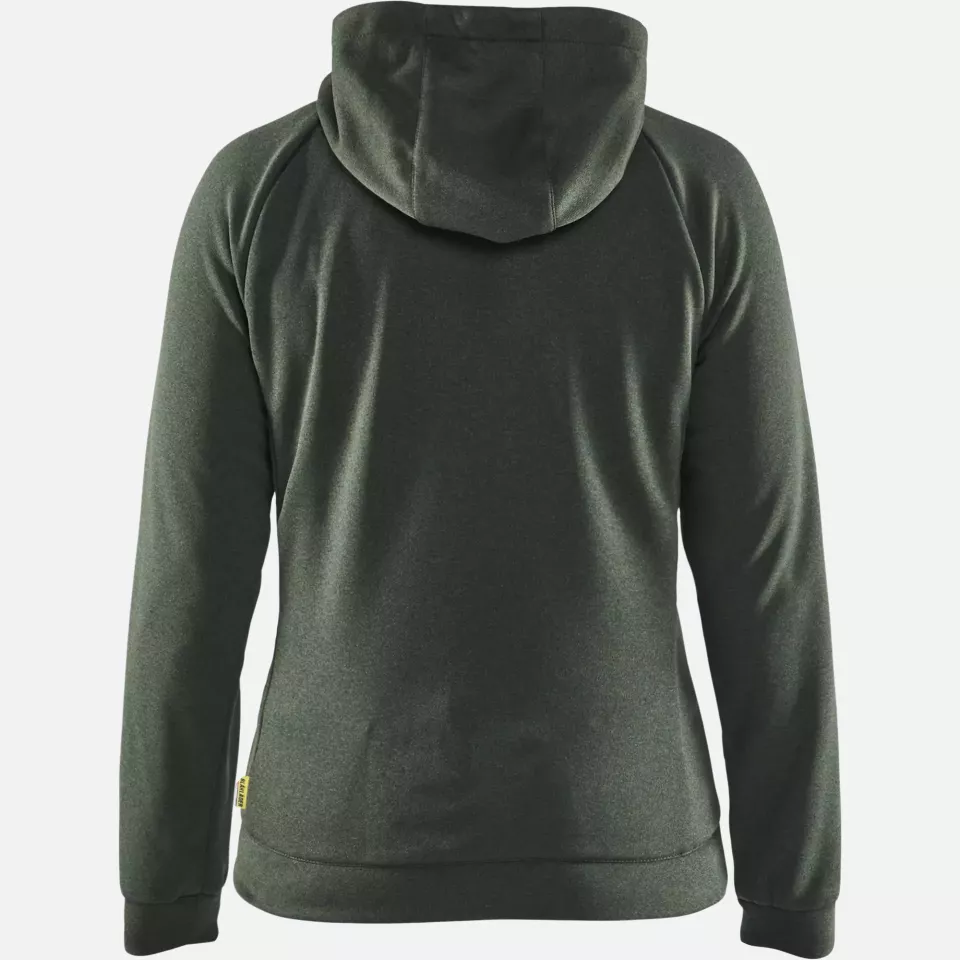 Blaklader 346425334199, Ladies Hybrid Sweatshirt, Autumn Green/Black, image 4, gallery thumbnail