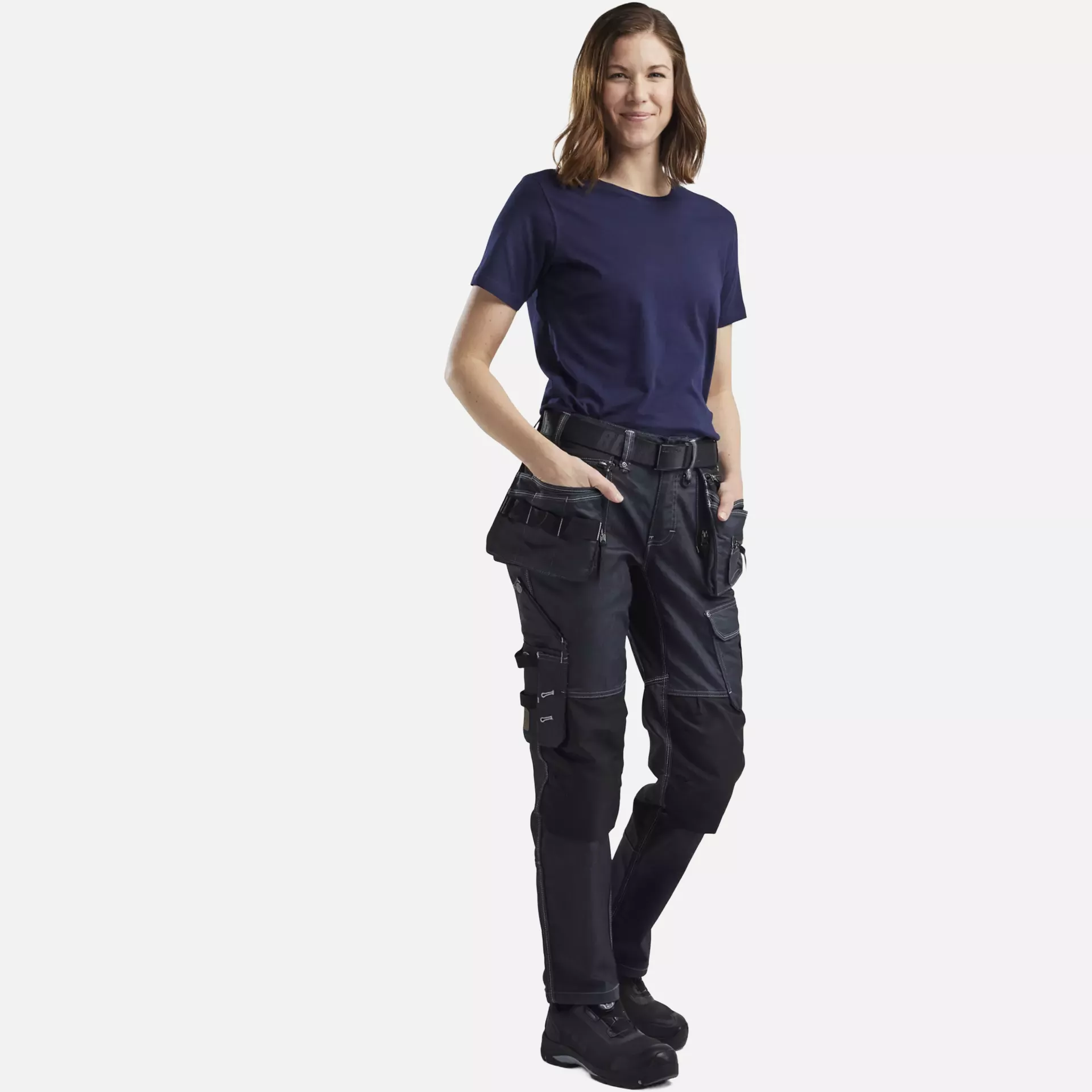 Blaklader 333410428900, Damen T-Shirt, Marineblau, image 3