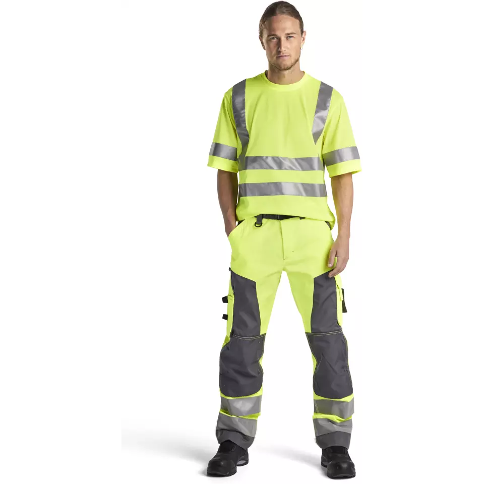 Blåkläder 341310093300, High Vis T-Shirt, Yellow, image 5, gallery thumbnail