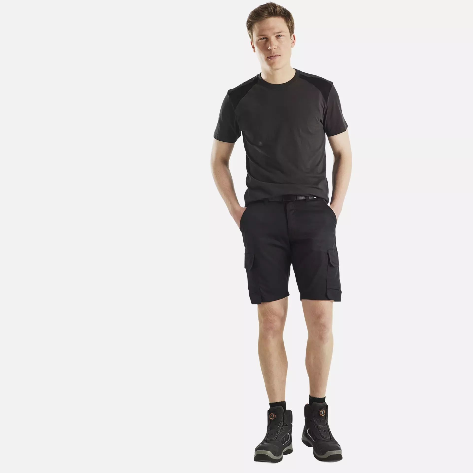 Blaklader 144618329998, Industry Stretch Shorts, Black/Dark Grey, image 5