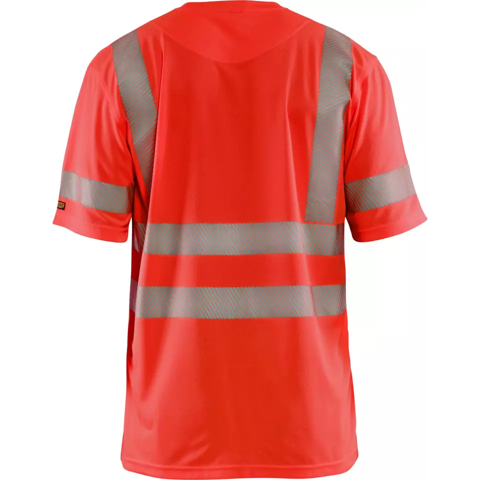 Blaklader 342010135500, High Vis UV Protection T-Shirt, Red, image 4, gallery thumbnail