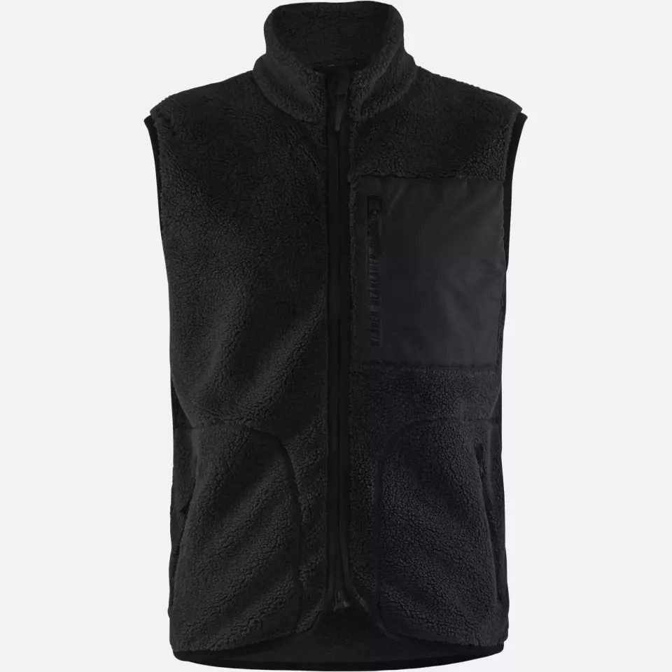 Blaklader 382029559900, Pile Vest, Black, image 1, gallery thumbnail