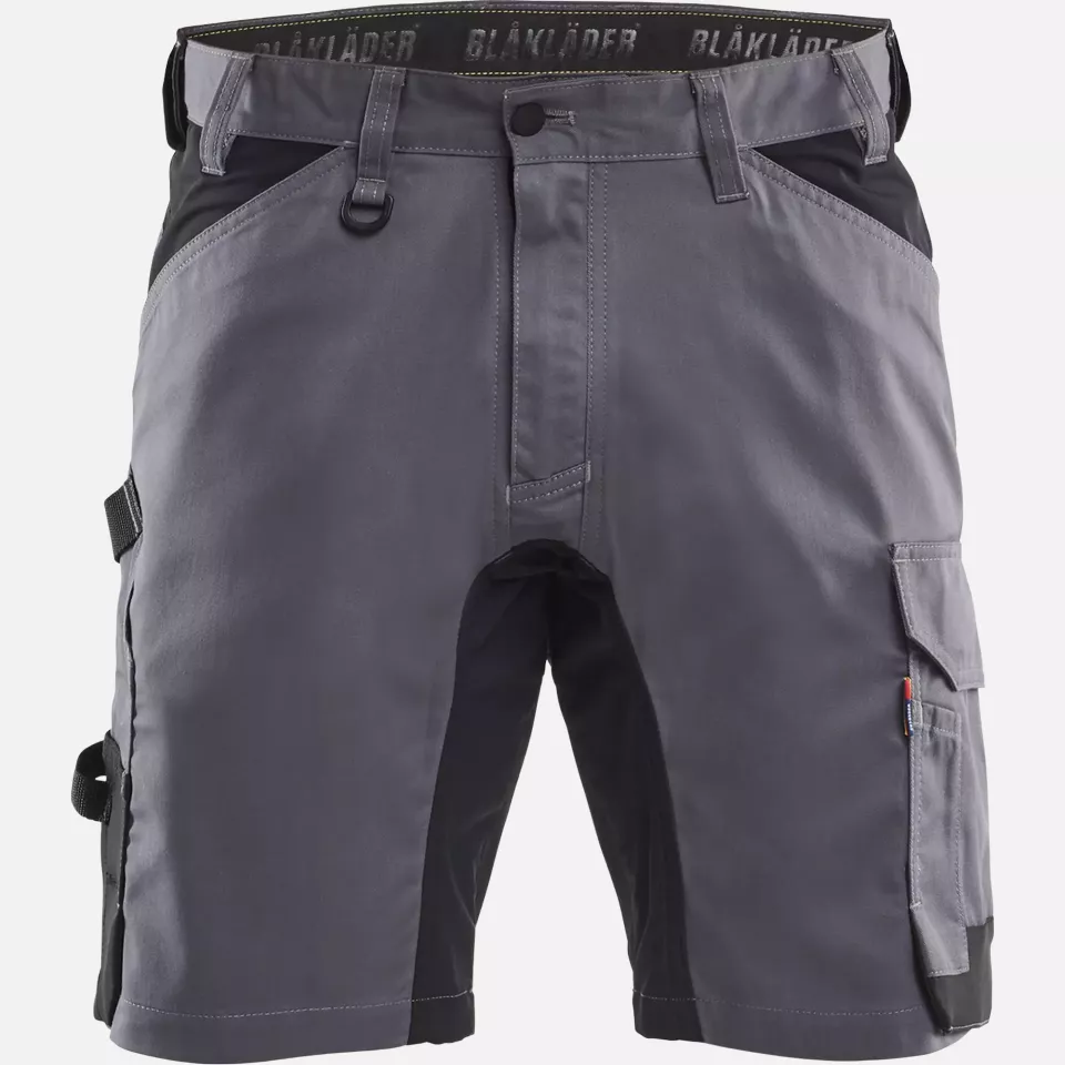 Blaklader 175318329600, Stretch Craftsman Shorts, Medium Grey, image 1, gallery thumbnail
