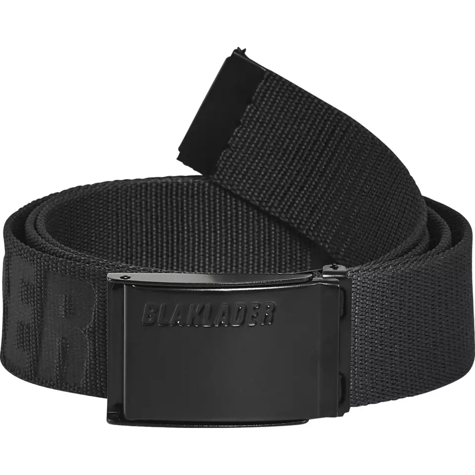 Blaklader 409400009900, Extra Long Belt, 160cm, Black, image 1, gallery thumbnail