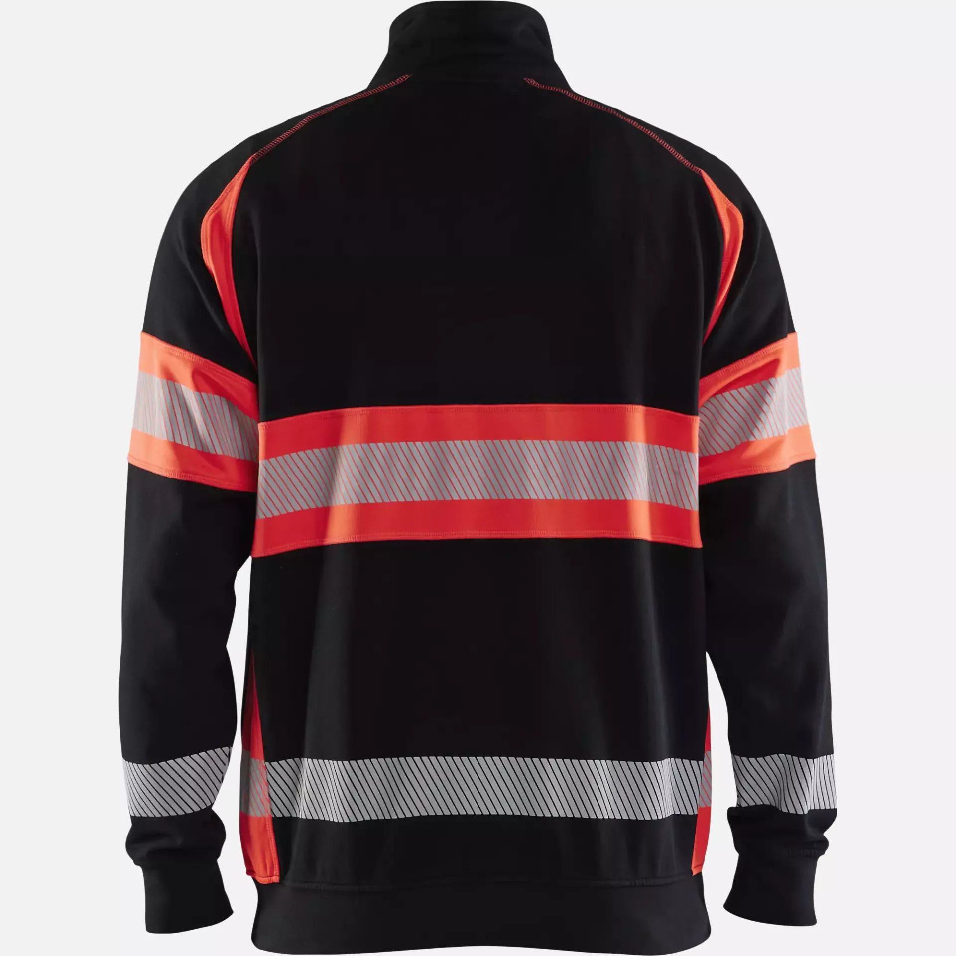 Blaklader 355311589955, High Vis Sweatshirt, Black/High Vis Red, image 4