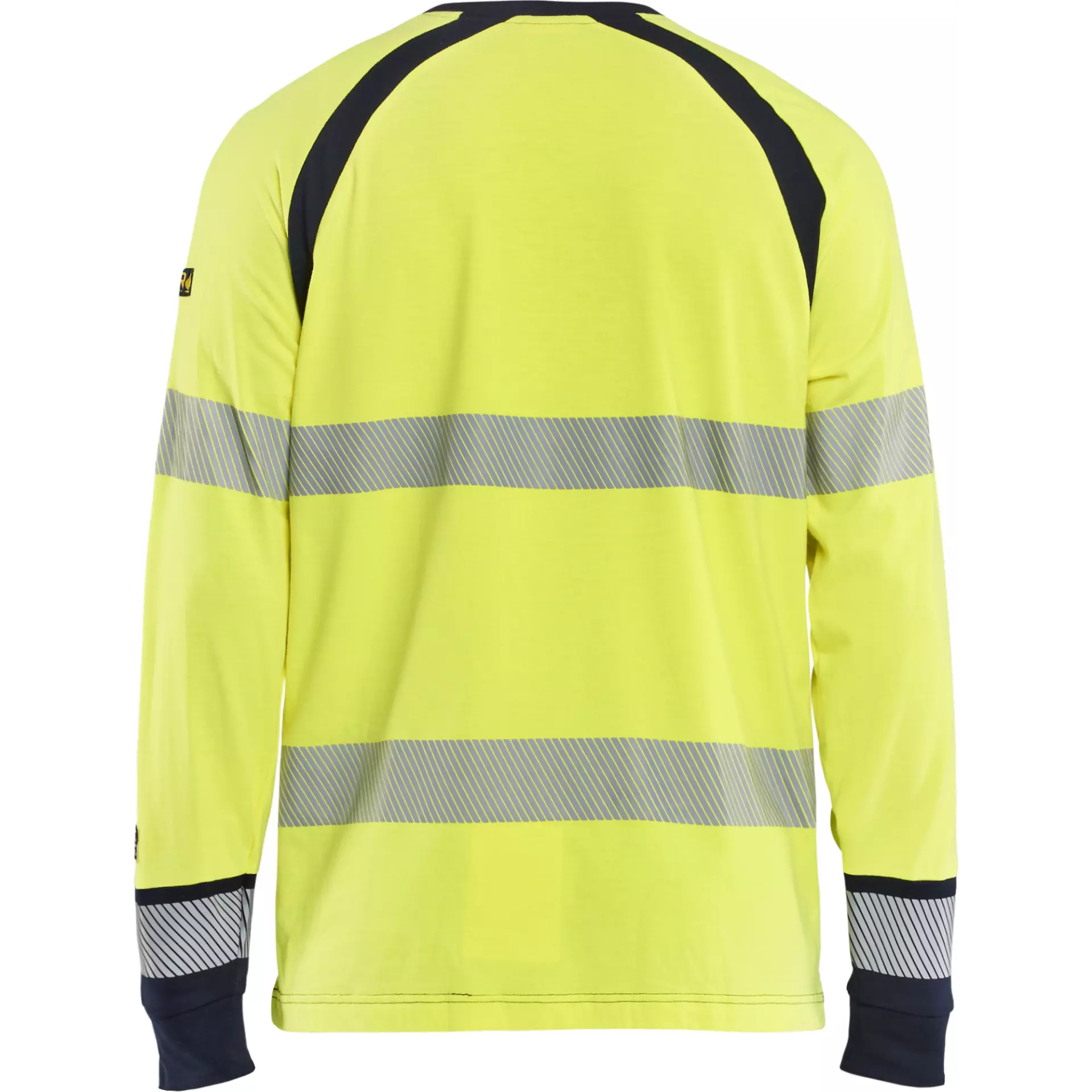 Blaklader 343617373389, Multinorm Long Sleeve T-Shirt, Yellow/Navy Blue, image 4