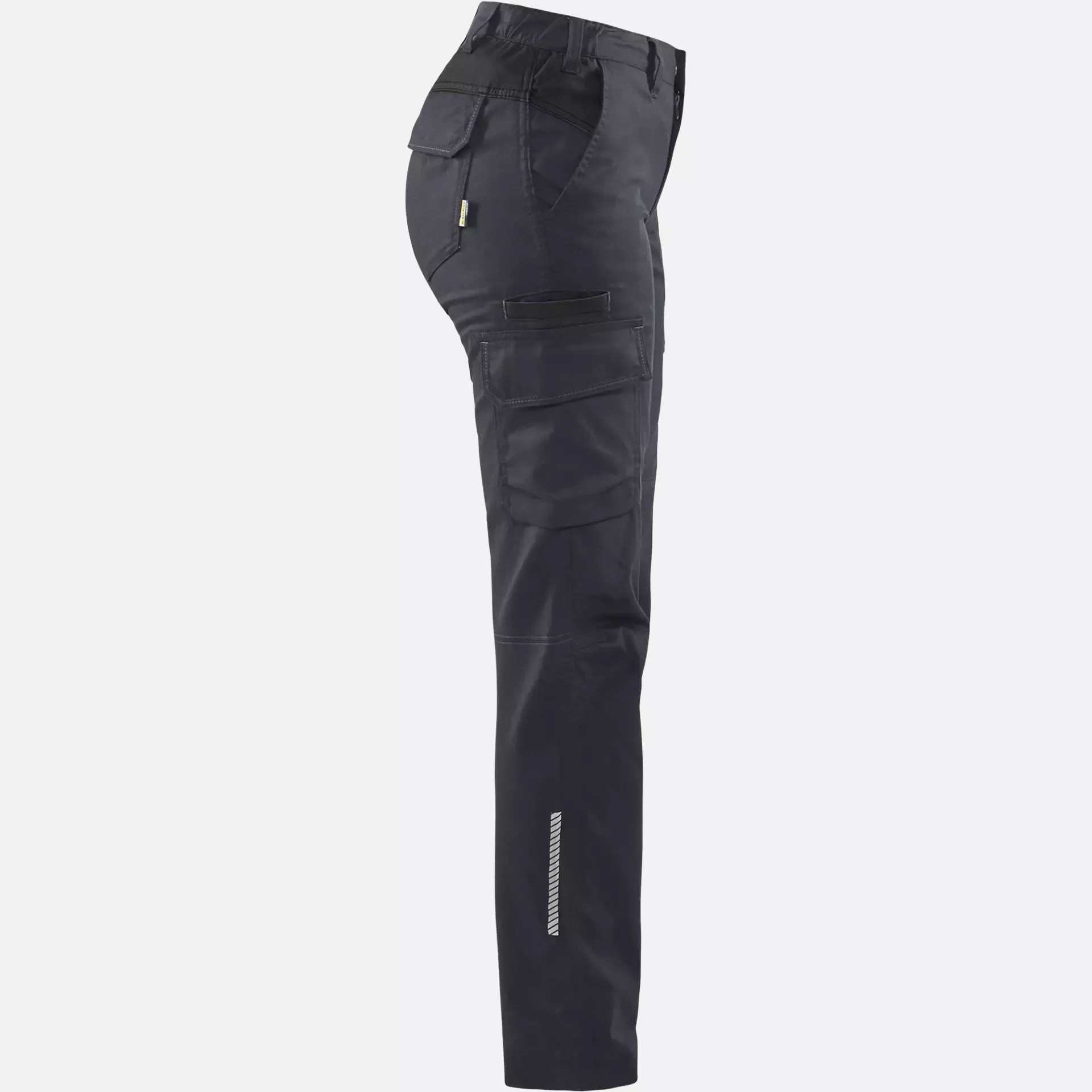 Blaklader 714418329699, Women's Stretch Industry Work Trousers, Medium Grey/Black, image 2