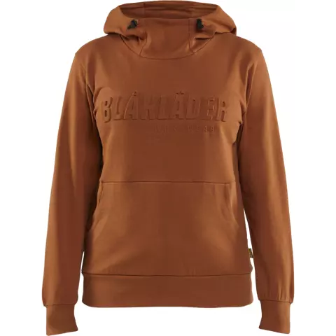 Blaklader 3D Women's Hooded Sweatshirt, Rust