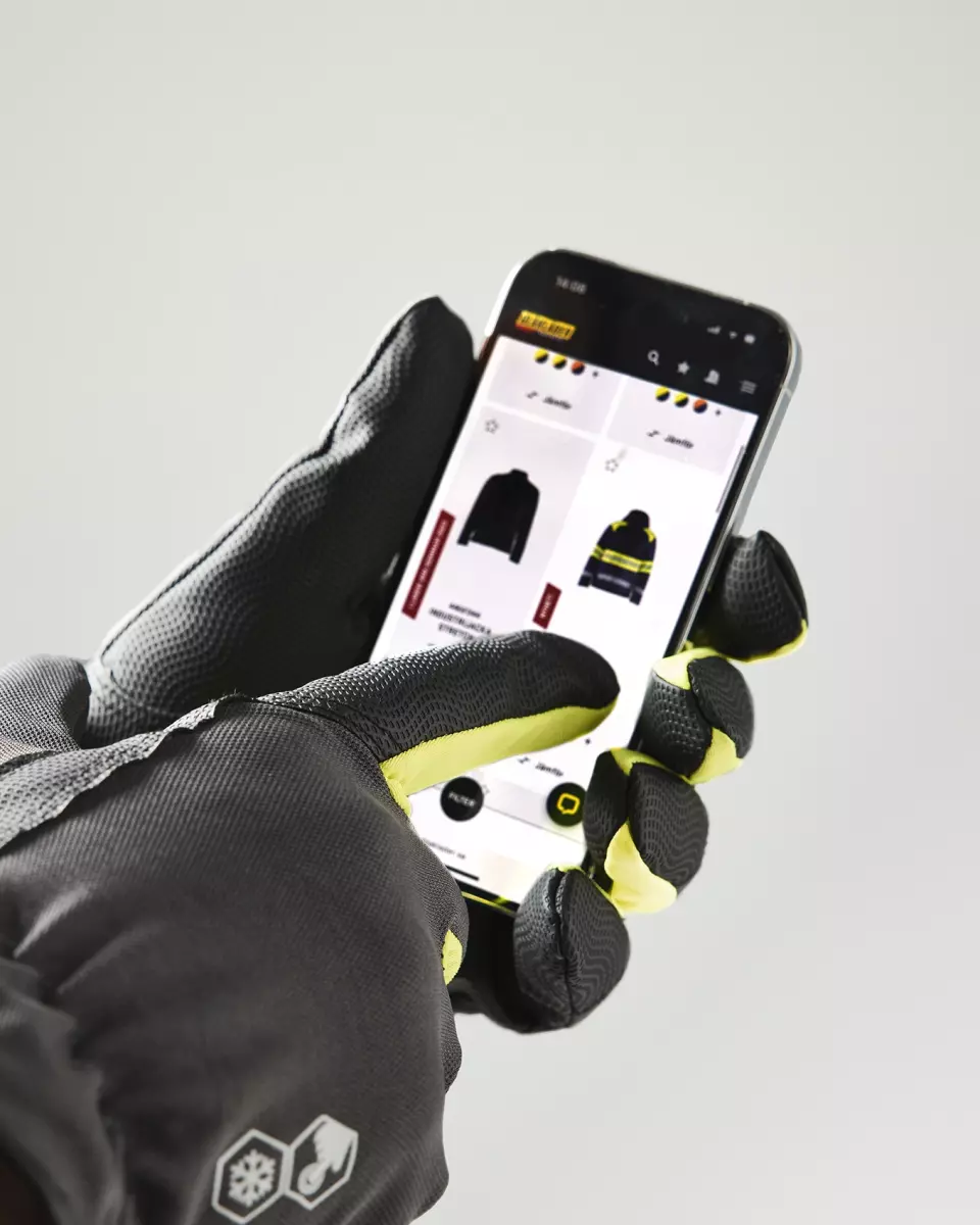 Glove Features · Touch Screen feature highlight