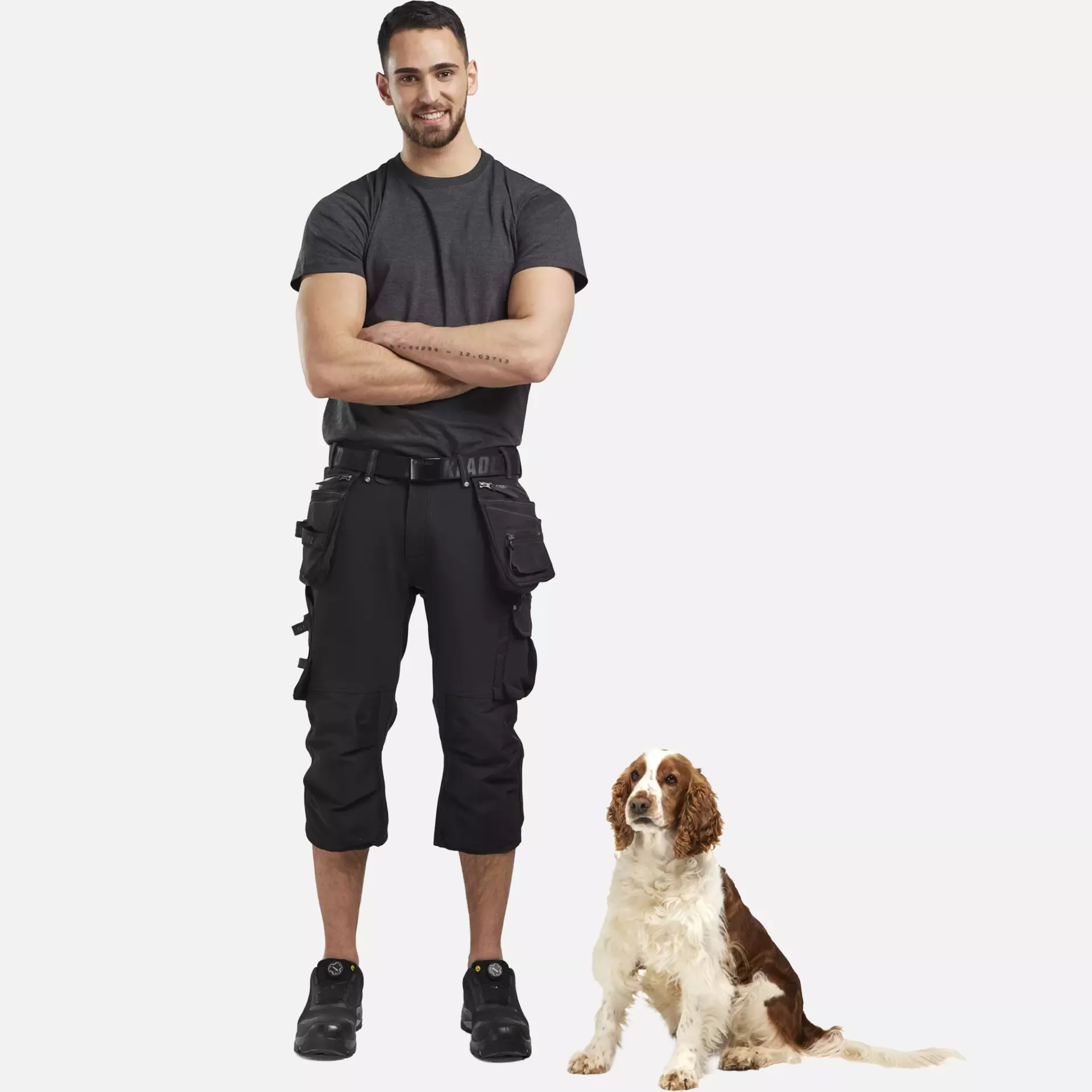 Blaklader 179716449900, 4-Way Stretch Craftsman Pirate Shorts, Black, image 5