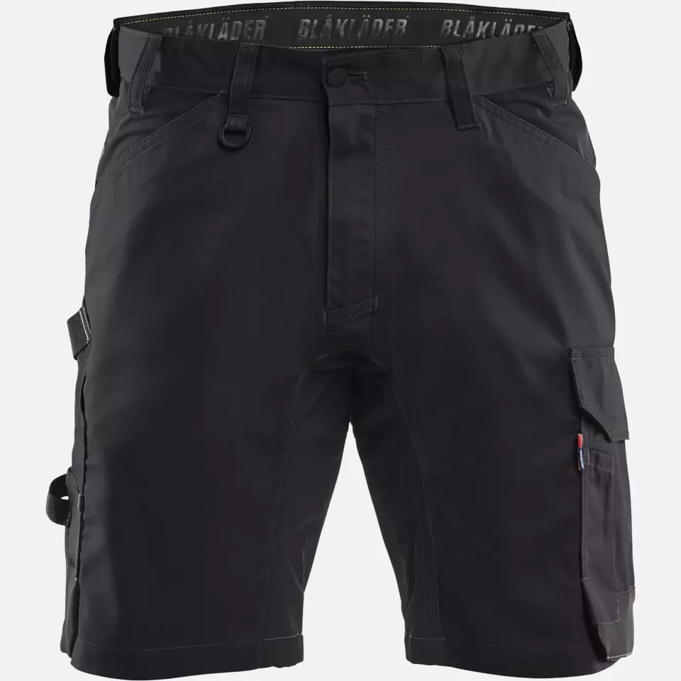 Blaklader 175318329900, Stretch Craftsman Shorts, Black, image 1, gallery thumbnail