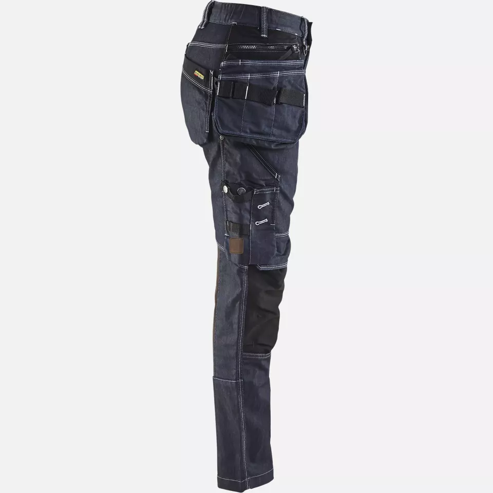Blaklader 799011418999, X1900 Women's Stretch Craftsman Work Trousers, Navy/Black, image 2, gallery thumbnail