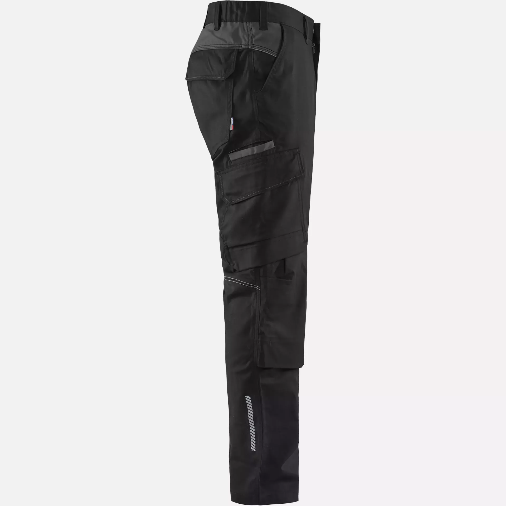 Blaklader 144818329998, Industrie Stretch Arbeitshose mit Kniepolstertaschen, Schwarz/Dunkelgrau, image 2