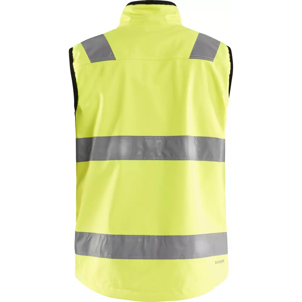 Blåkläder 304925173300, High Vis Softshell Vest, Yellow, image 4, gallery thumbnail