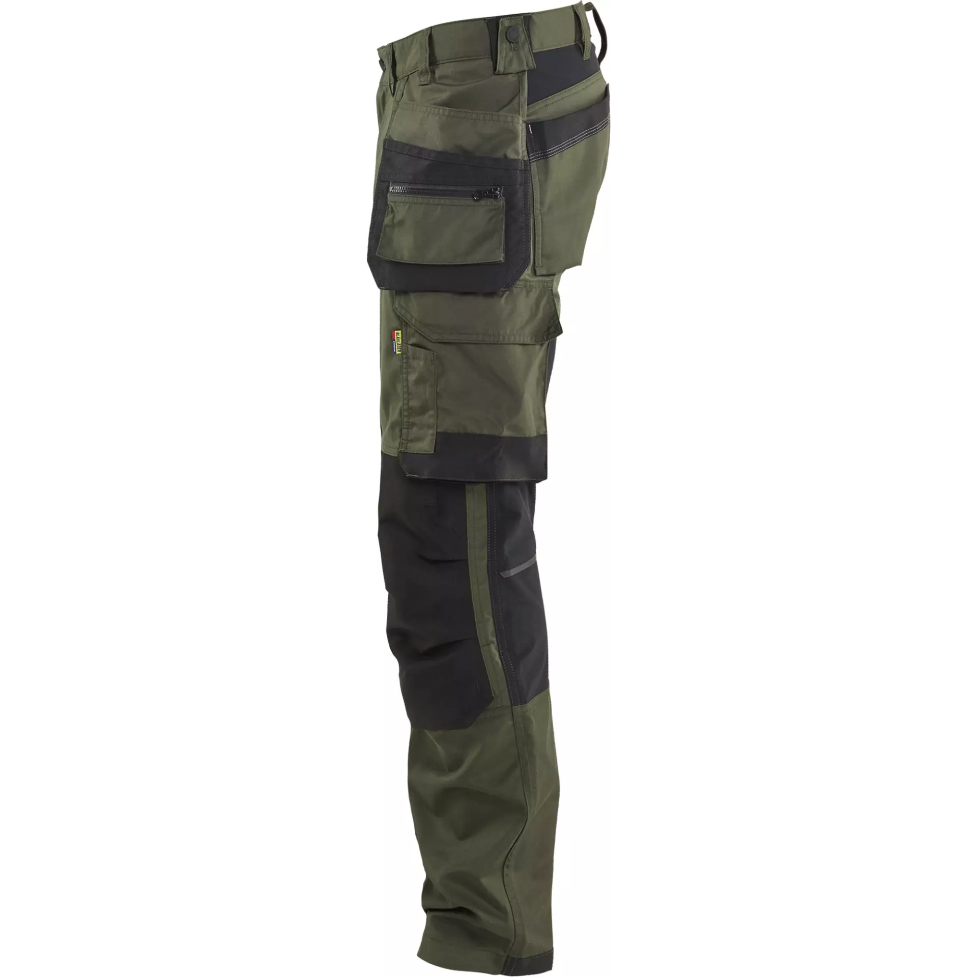 Blåkläder 175018324298, Stretch Craftsman Work Trousers, Forest Green/Black, image 3