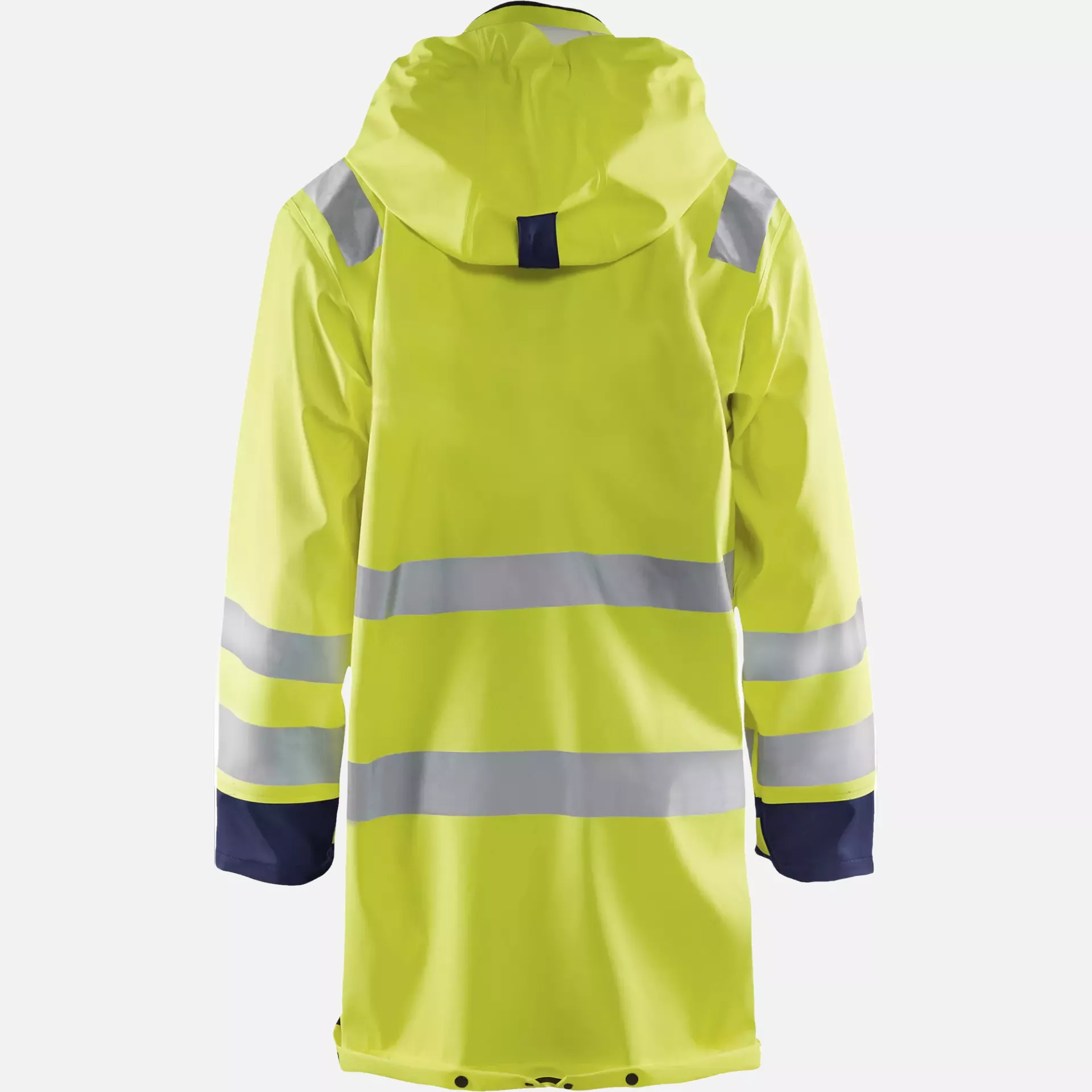 Blaklader 432620053389, High Vis Raincoat, Yellow/Navy, image 4
