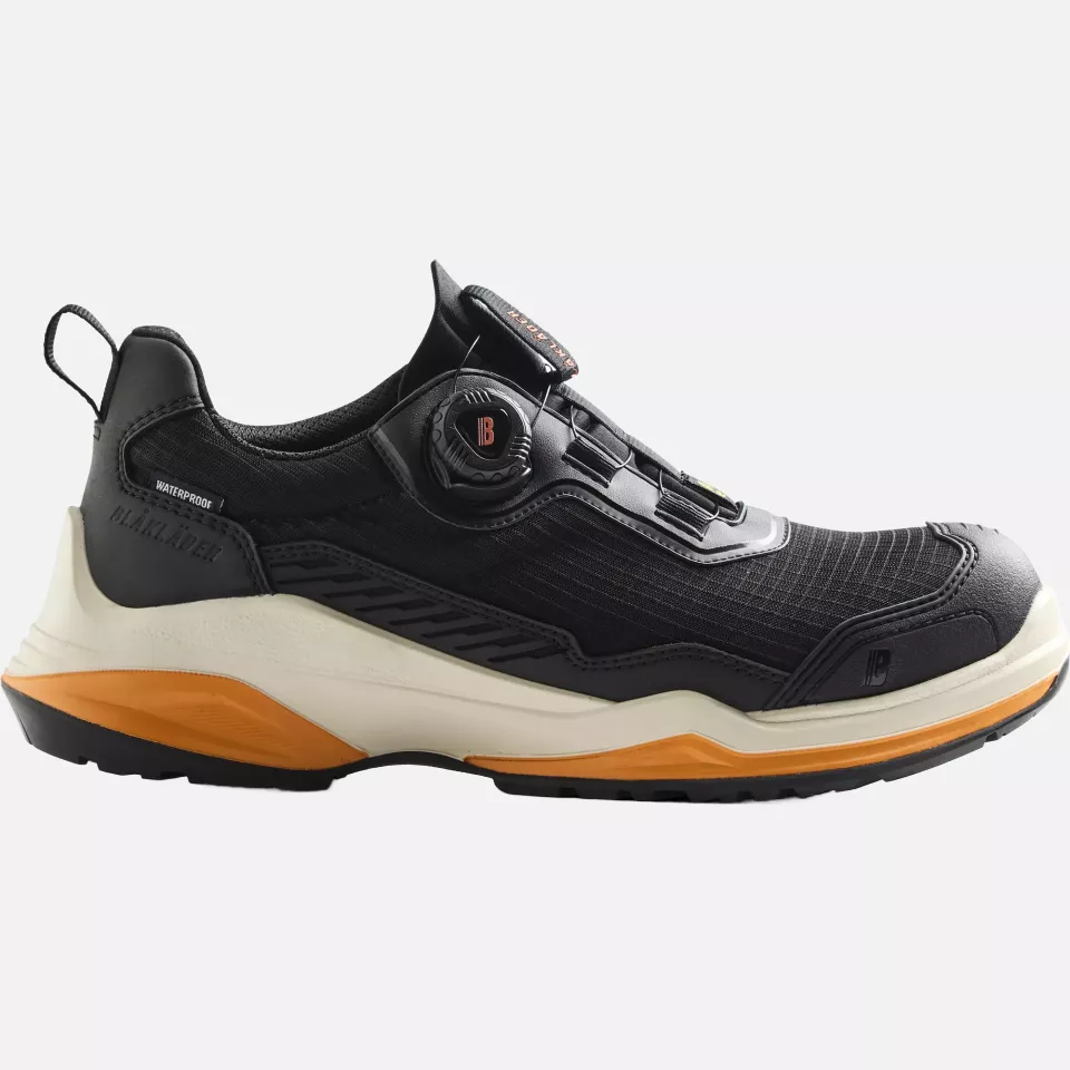 Blaklader 248800009940, STRIKER Safety Shoe S7S Waterproof, Black/Rust, image 1, gallery thumbnail