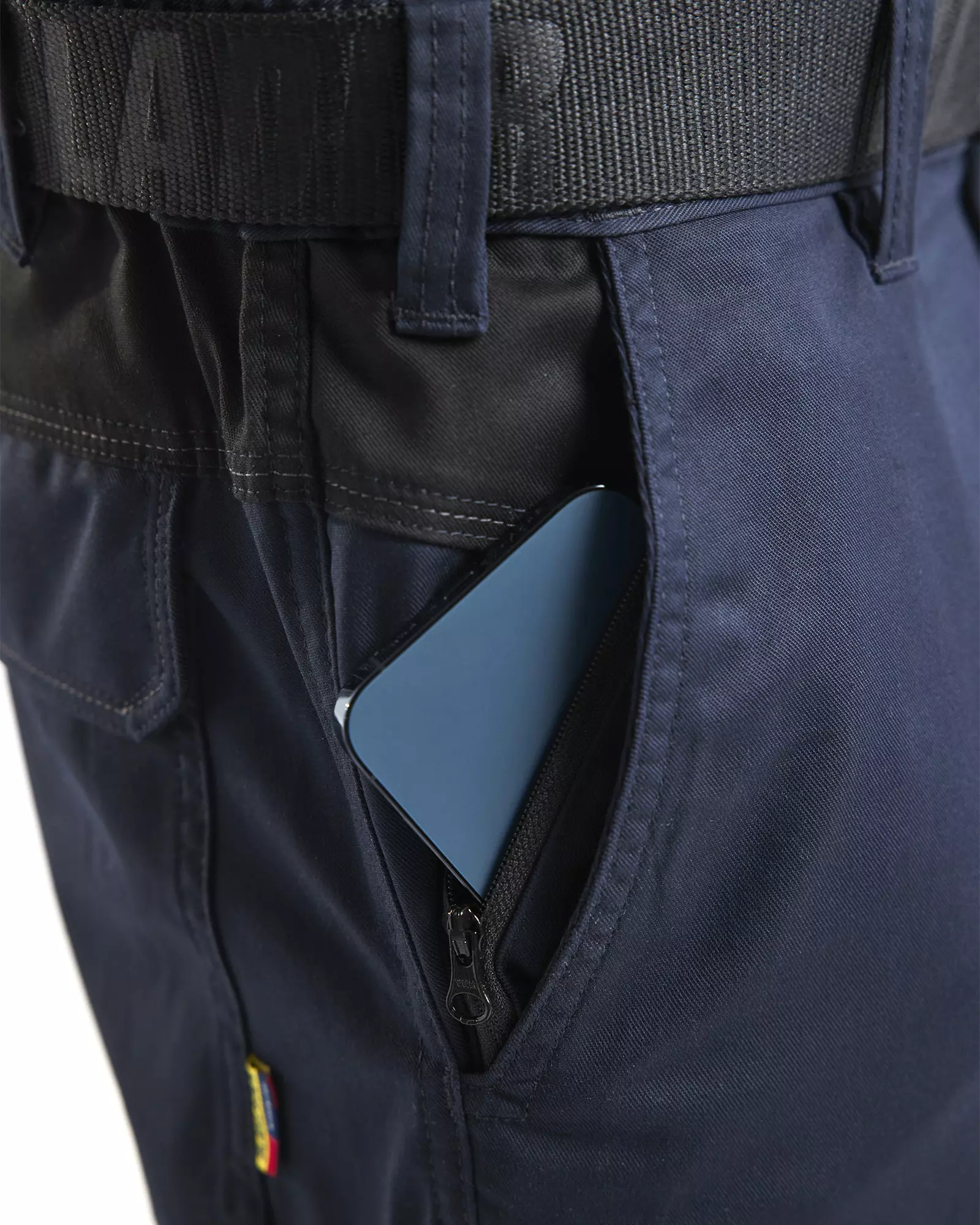 Blaklader 144818328699, Industry Stretch Work Trousers with Knee Pad Pockets, Dark Navy/Black, image 7