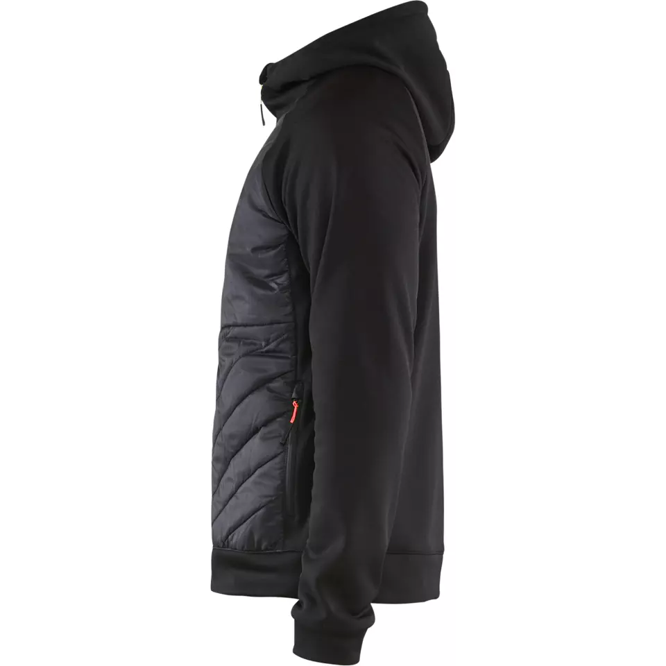 Blaklader 346325269956, Hybrid Sweatshirt, Schwarz/Rot, image 3, gallery thumbnail