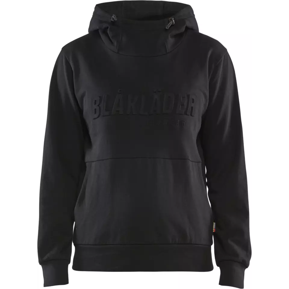 Blåkläder 356011589900, 3D Damen Kapuzen Sweatshirt, Schwarz, image 1, gallery thumbnail