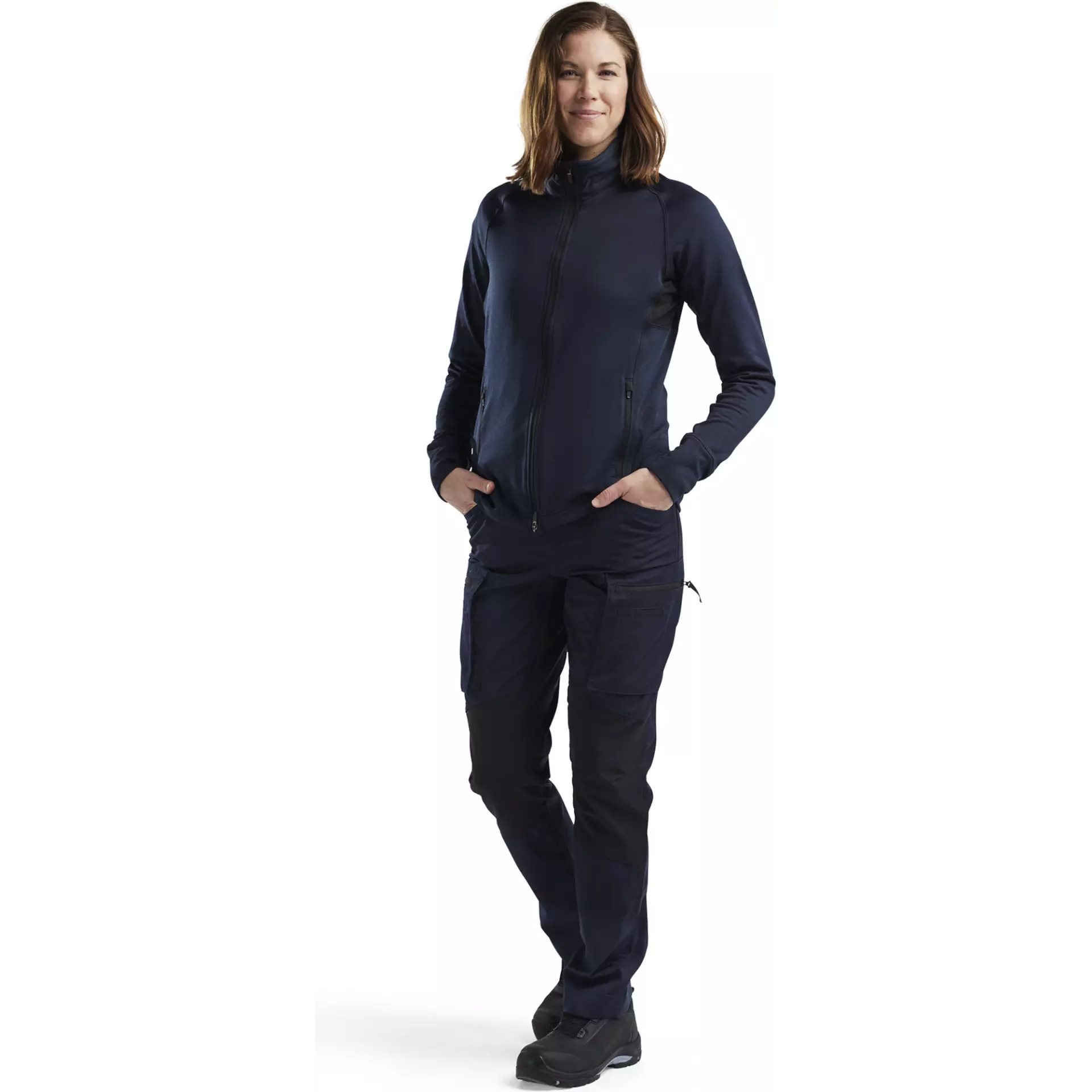 Blåkläder 474525398600, STRIKER Women's Fleece Jacket, Dark Navy Blue, image 5