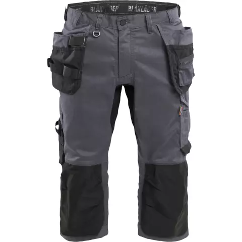 Blaklader Stretch Craftsman Pirate Shorts, Mid Grey