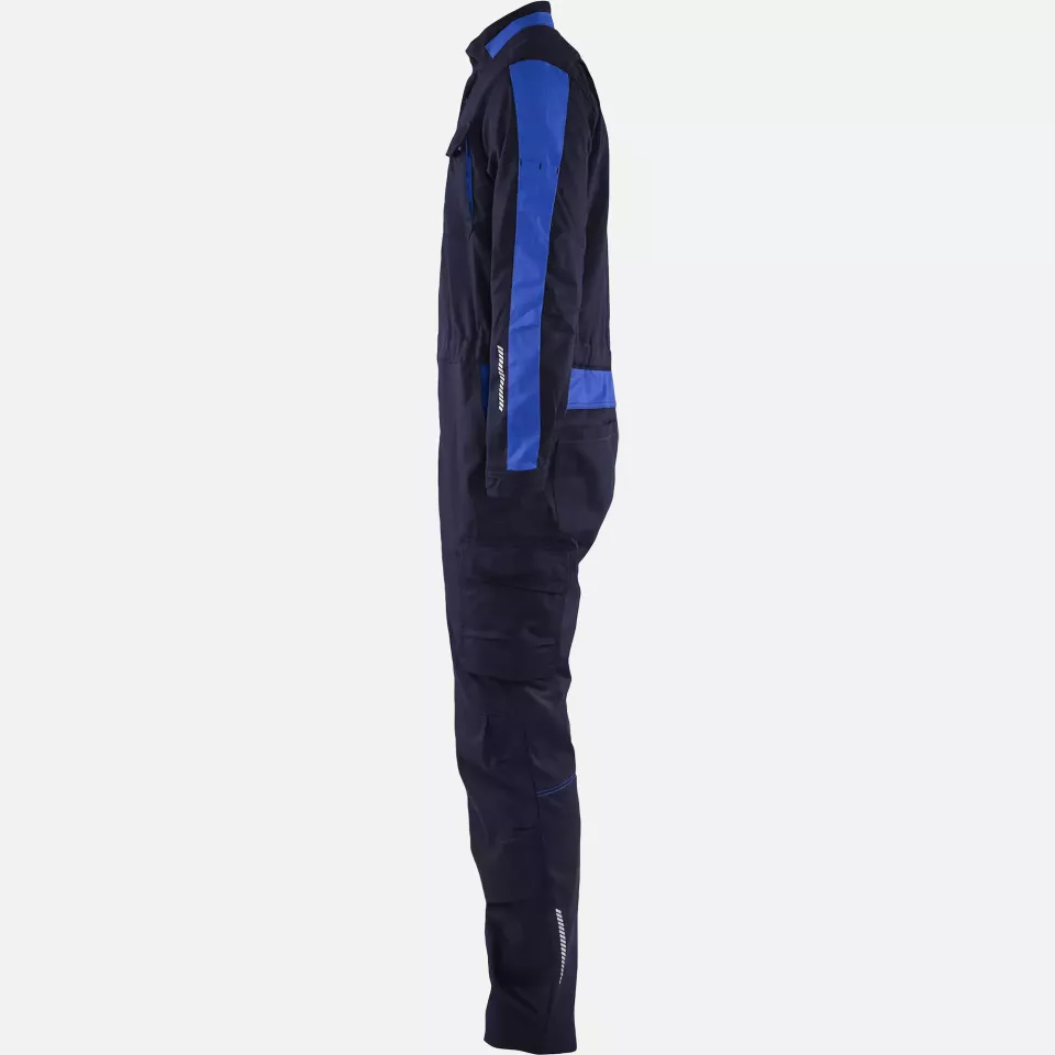 Blaklader 614418328985, Industrial Stretch Coverall, Navy/Royal Blue, image 3, gallery thumbnail
