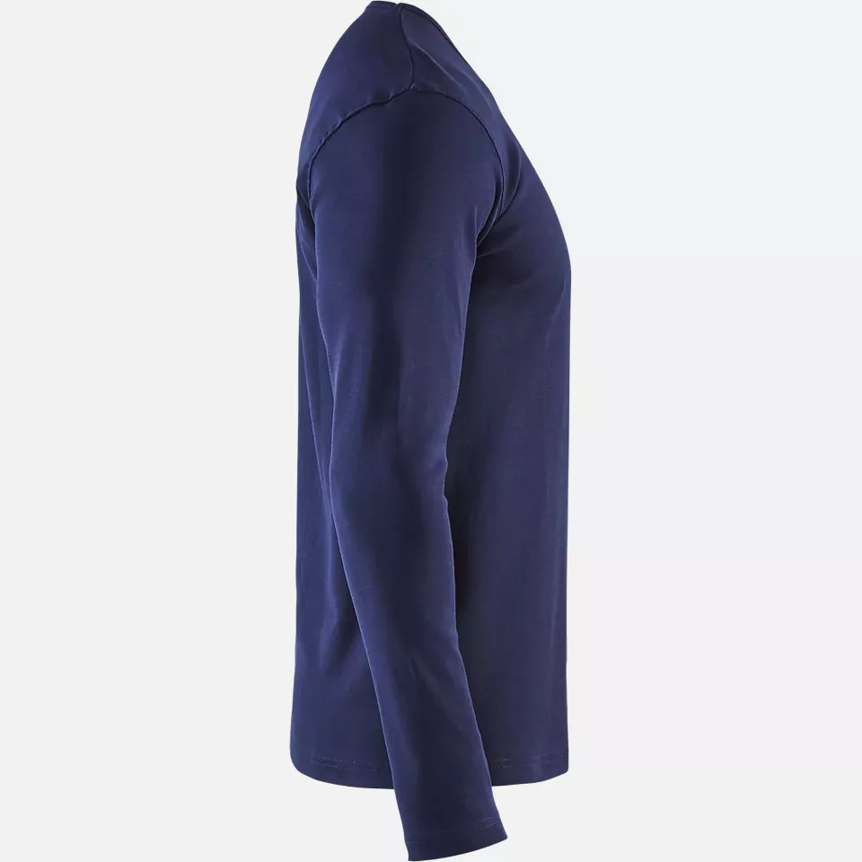 Blaklader 331410328900, Long Sleeve T-Shirt, Navy Blue, image 2, gallery thumbnail