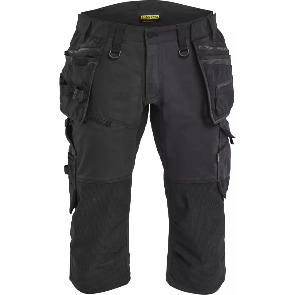 Blaklader 197711499999, STRIKER Stretch Pirate Shorts, Black/Black, image 1, gallery thumbnail