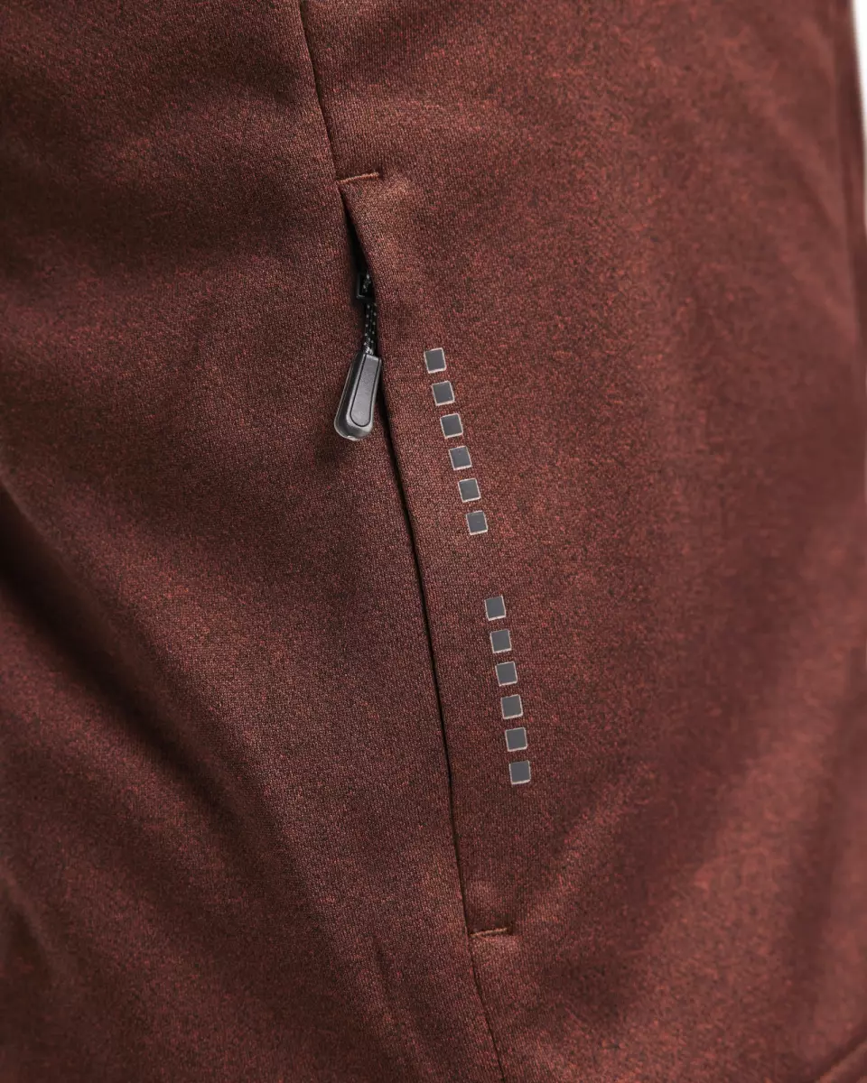 Blaklader 354025335999, Hooded Sweatshirt with Zipper, Rust Red/Black, image 7, gallery thumbnail