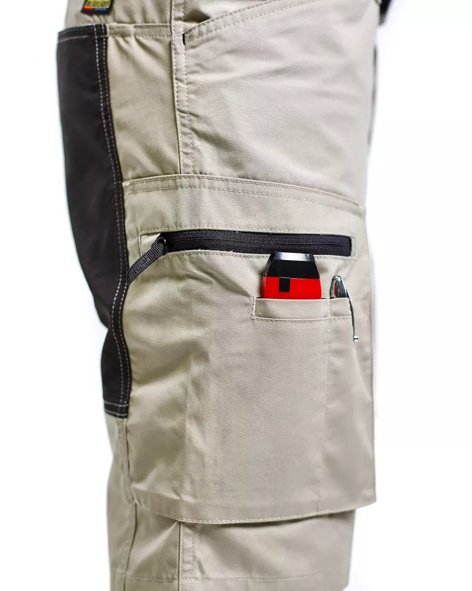 Blaklader 144918452799, Stretch Shorts, Stone Grey/Black, image 6, gallery thumbnail