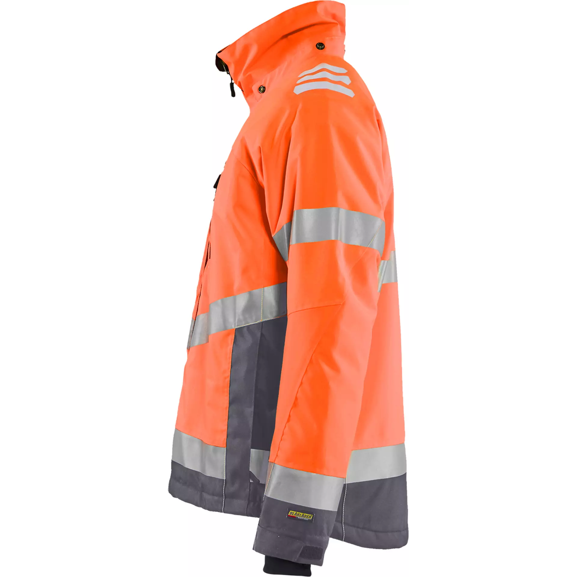 Blaklader 478019775396, High Vis Lined Lightweight Winter Jacket, Orange/Medium Grey, image 3