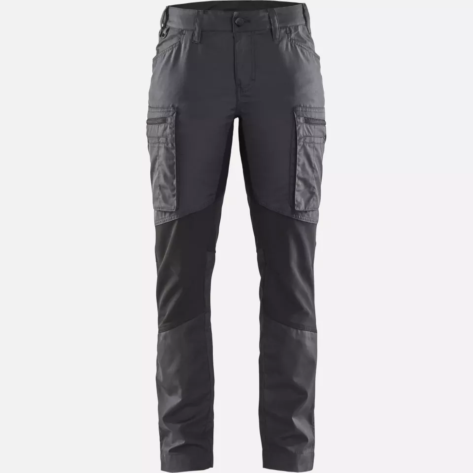 Blaklader 715918459899, Women's Stretch Work Trousers, Dark Grey/Black, image 1, gallery thumbnail
