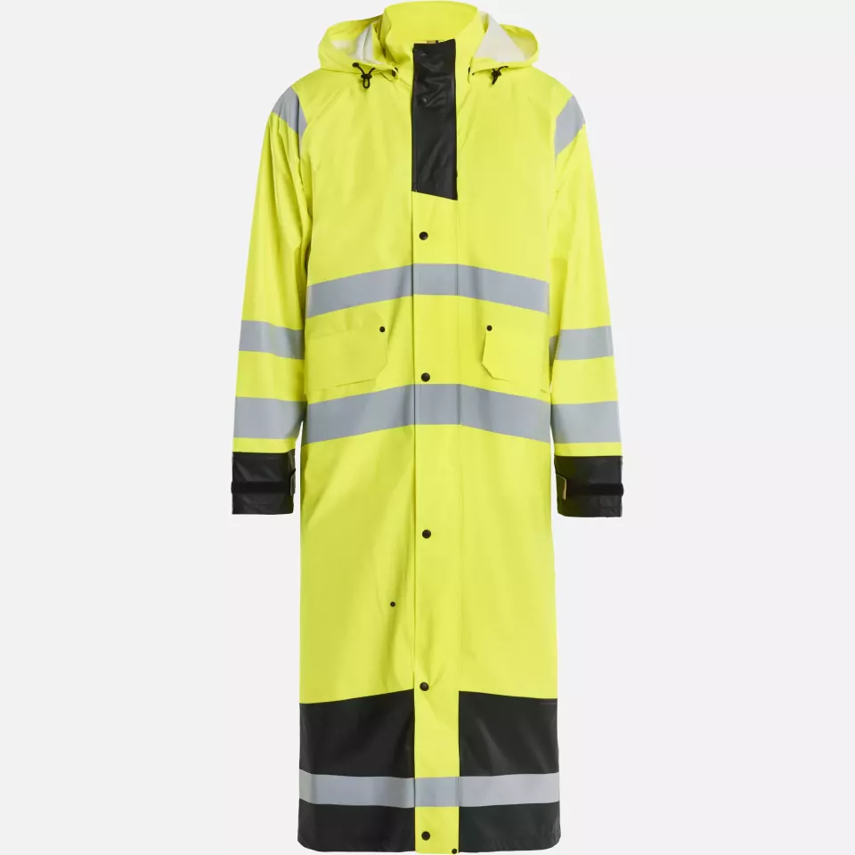 Blaklader 432520003399, High Vis Raincoat, Yellow/Black, image 1, gallery thumbnail