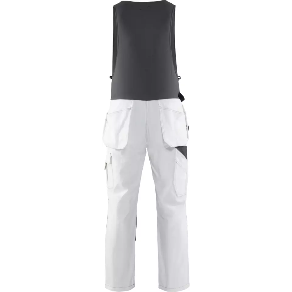 Blaklader 253212101098, Bib and Brace, White/Dark Grey, image 4, gallery thumbnail