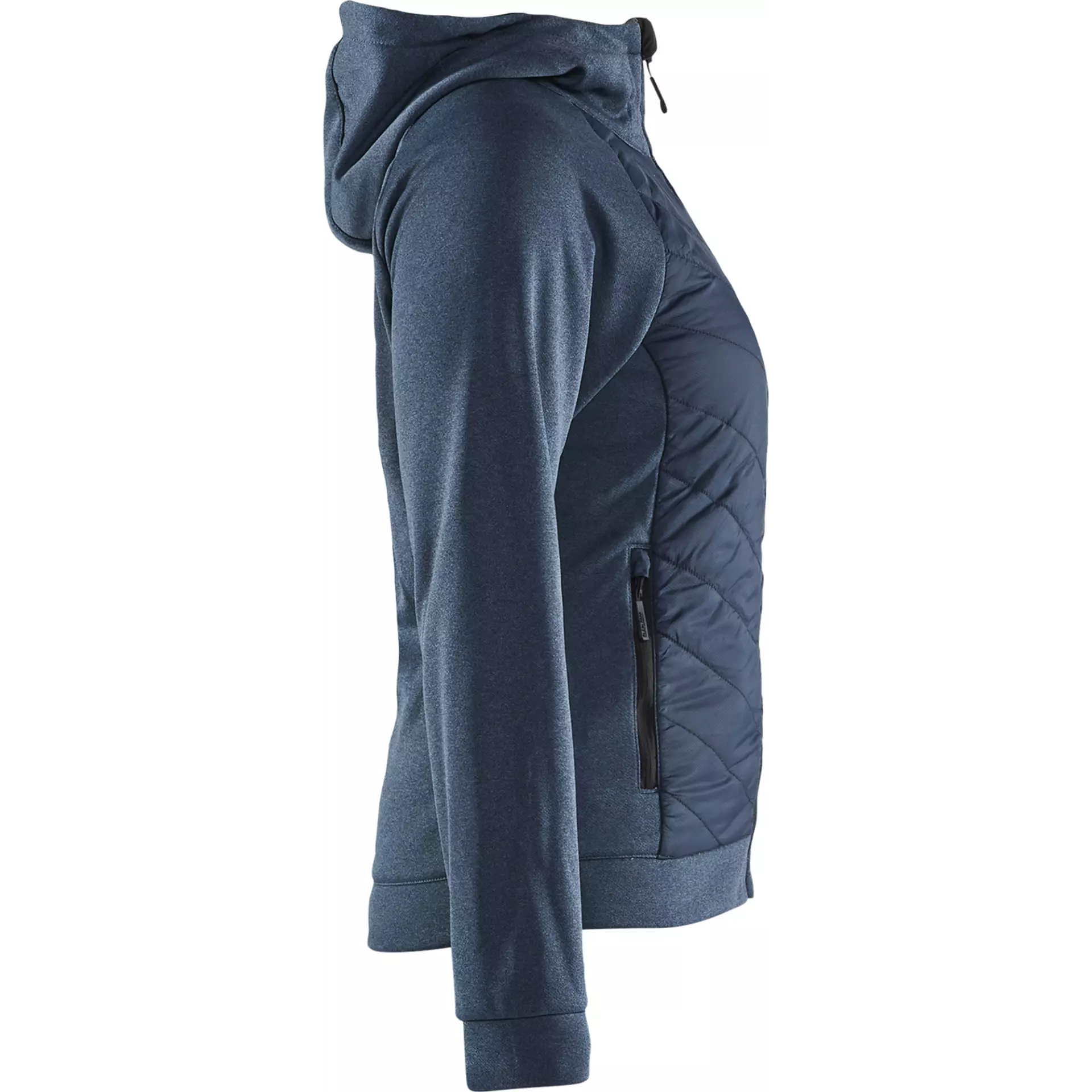 Blåkläder 346425338286, Women's Hybrid Sweatshirt, Dove Blue/Dark Navy, image 2