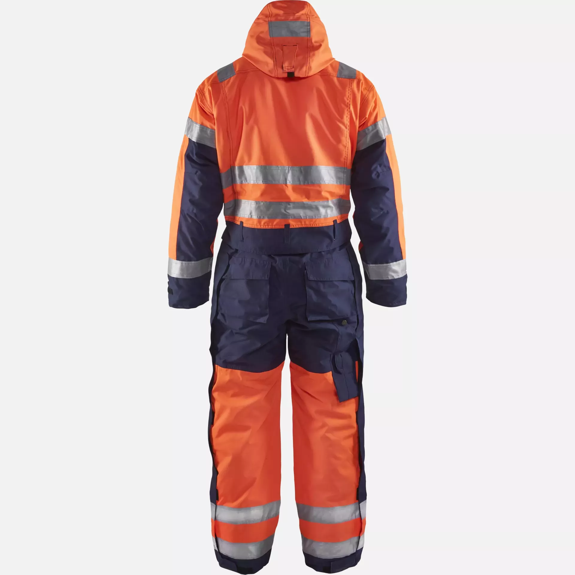 Blaklader 676319775389, High Vis Winter Coverall, Orange/Navy, image 4