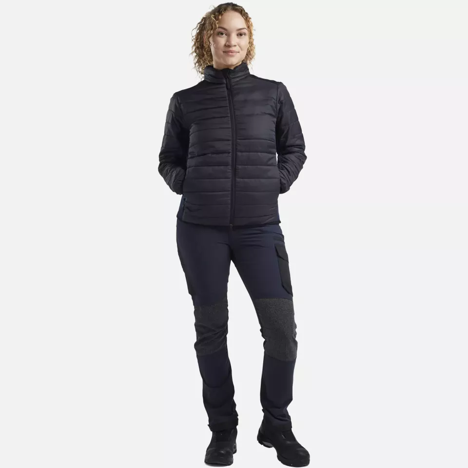 Blaklader 471520309986, Women's Lined Jacket, Black/Dark Navy, image 5, gallery thumbnail