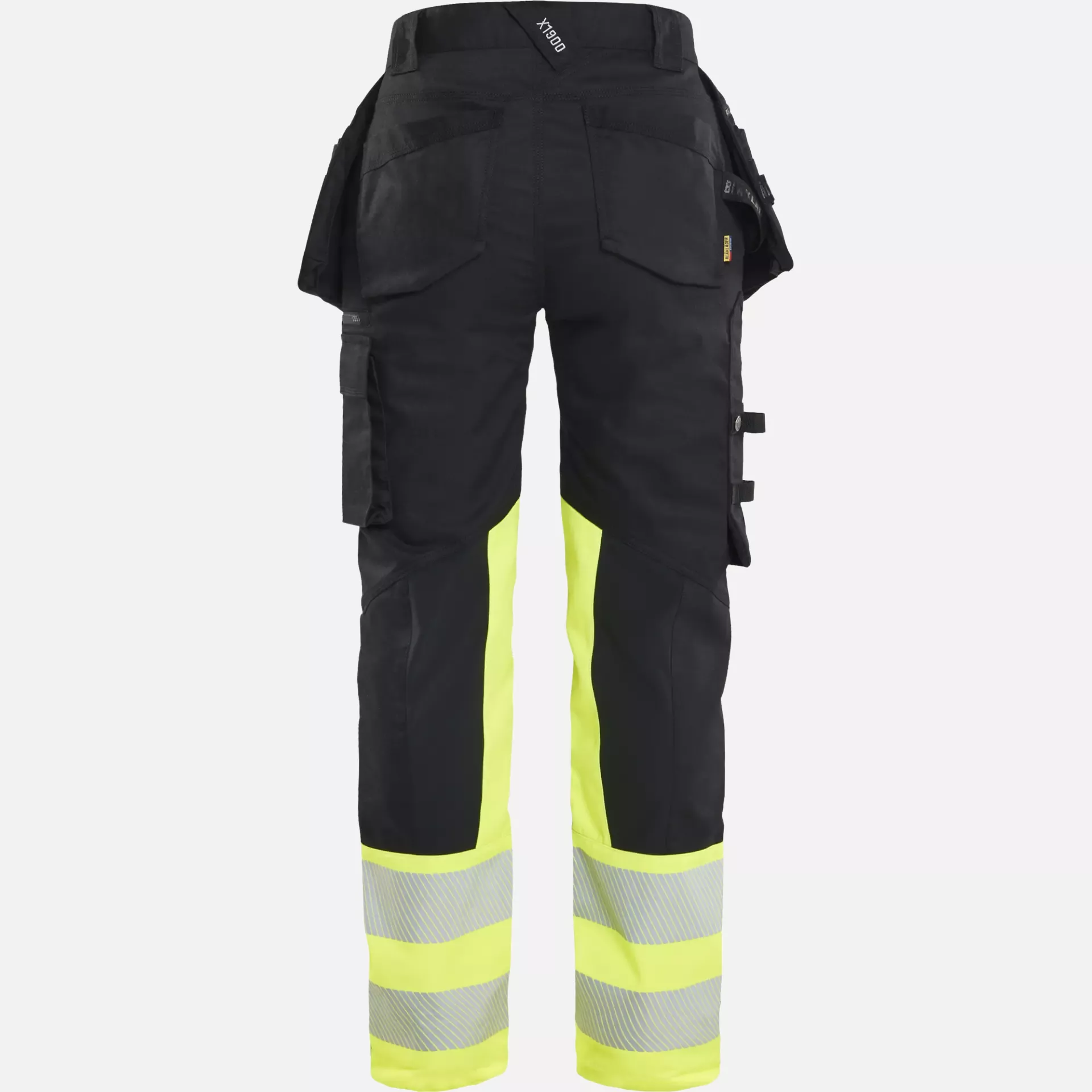 Blaklader 703011499933, High Vis Ladies Stretch Trousers, Black/Yellow, image 3