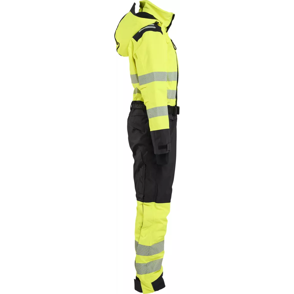 Blaklader 672619773399, Ladies High Vis Winter Coverall, High Vis Yellow/Black, image 2, gallery thumbnail