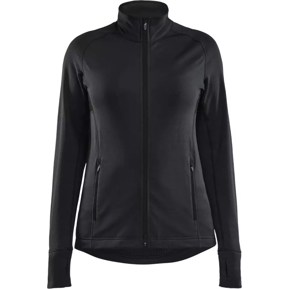 Blåkläder 474525399900, STRIKER Women's Fleece Jacket, Black, image 1, gallery thumbnail
