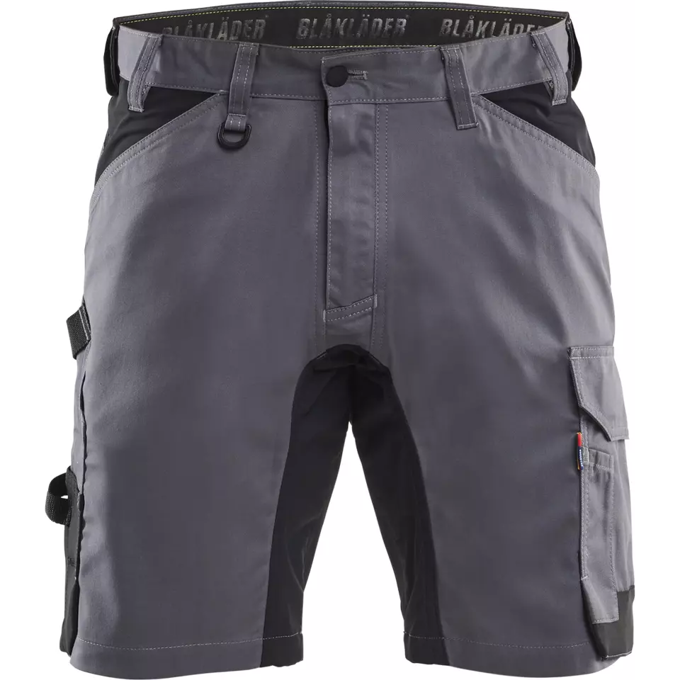 Blaklader 175318329600, Stretch Craftsman Shorts, Medium Grey