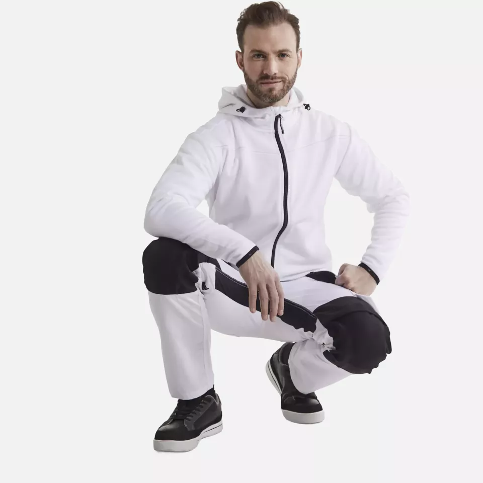 Blaklader 109613301098, Stretch Painters Trousers, White/Dark Grey, image 8, gallery thumbnail