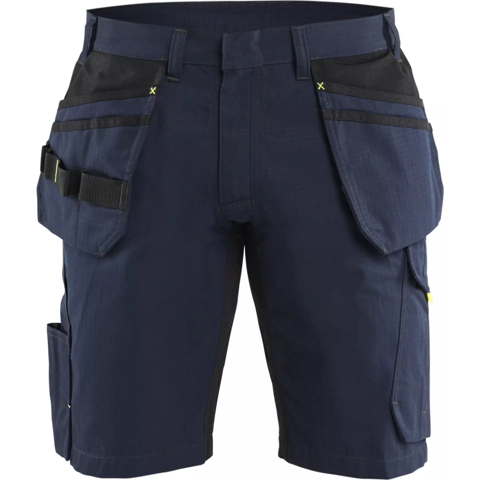 Blaklader 149413308633, Shorts mit Nageltaschen, Dunkel Marineblau/Gelb, image 1