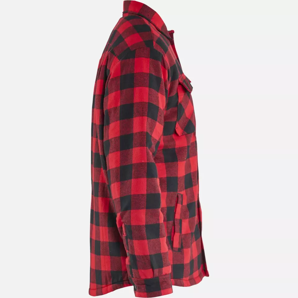 Blaklader 470411685699, Pilefutter Flanellhemd, Rot/Schwarz, image 2, gallery thumbnail