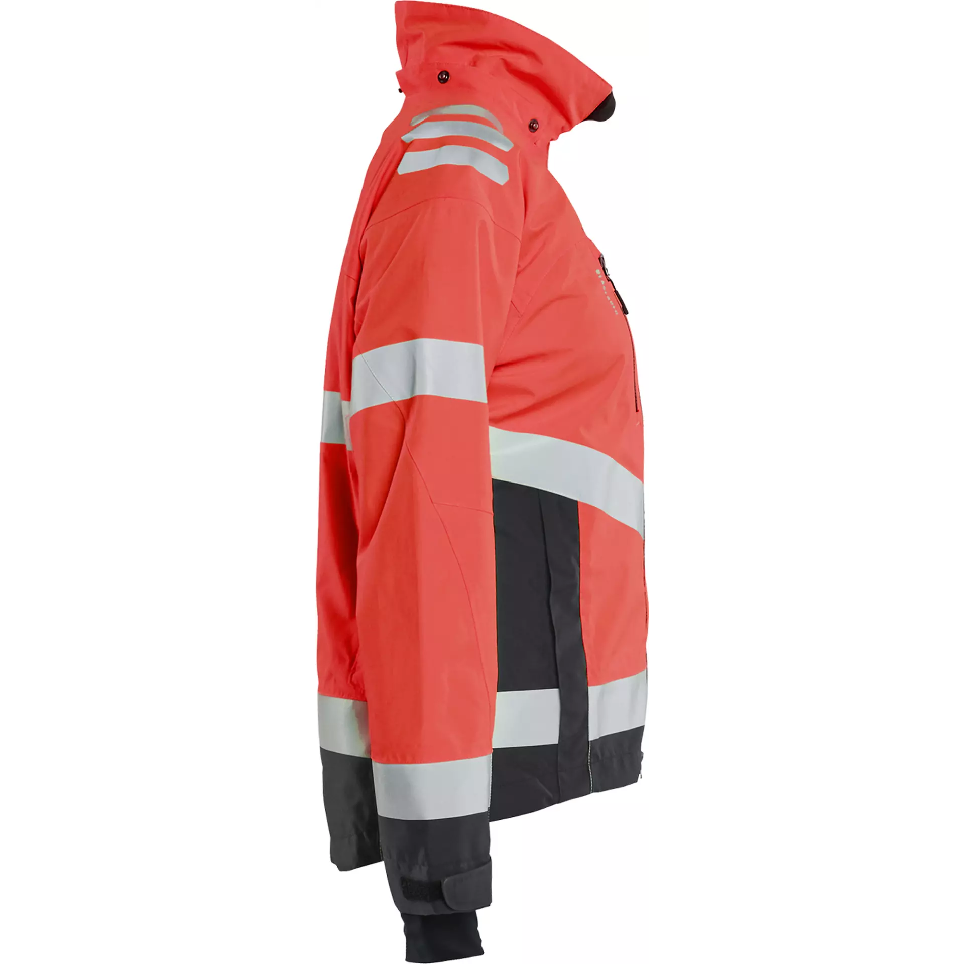 Blaklader 476119775599, High Vis Women's Shell Jacket, Red/Black, image 2