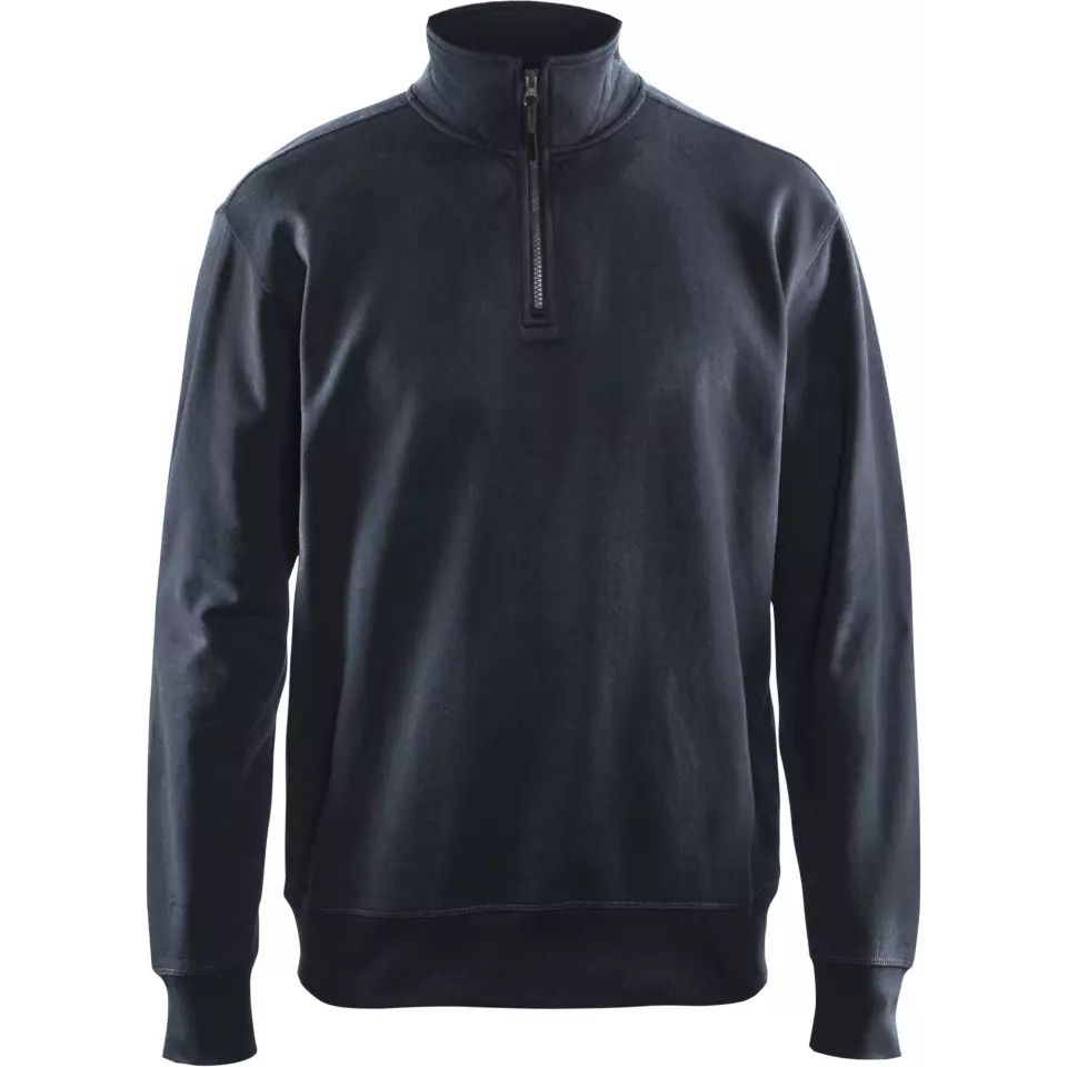 Blaklader 336911588600, Sweatshirt mit Half-Zip, Dunkel Marineblau