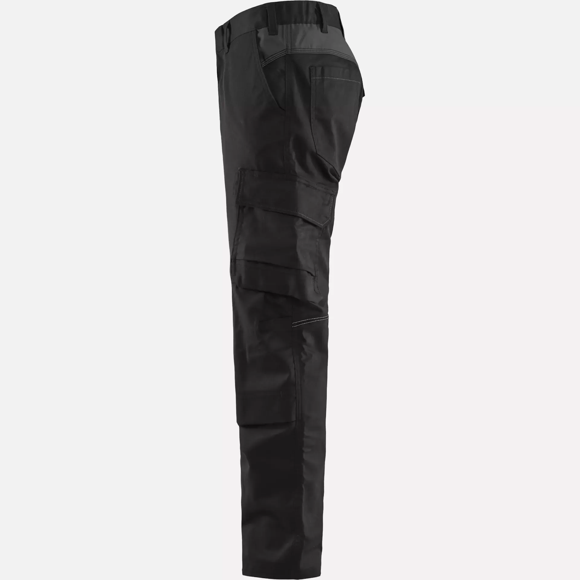 Blaklader 144818329998, Industrie Stretch Arbeitshose mit Kniepolstertaschen, Schwarz/Dunkelgrau, image 3