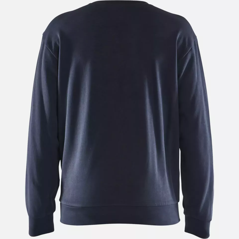 Blaklader 358011588633, Sweatshirt, Dark Navy/Yellow, image 4, gallery thumbnail